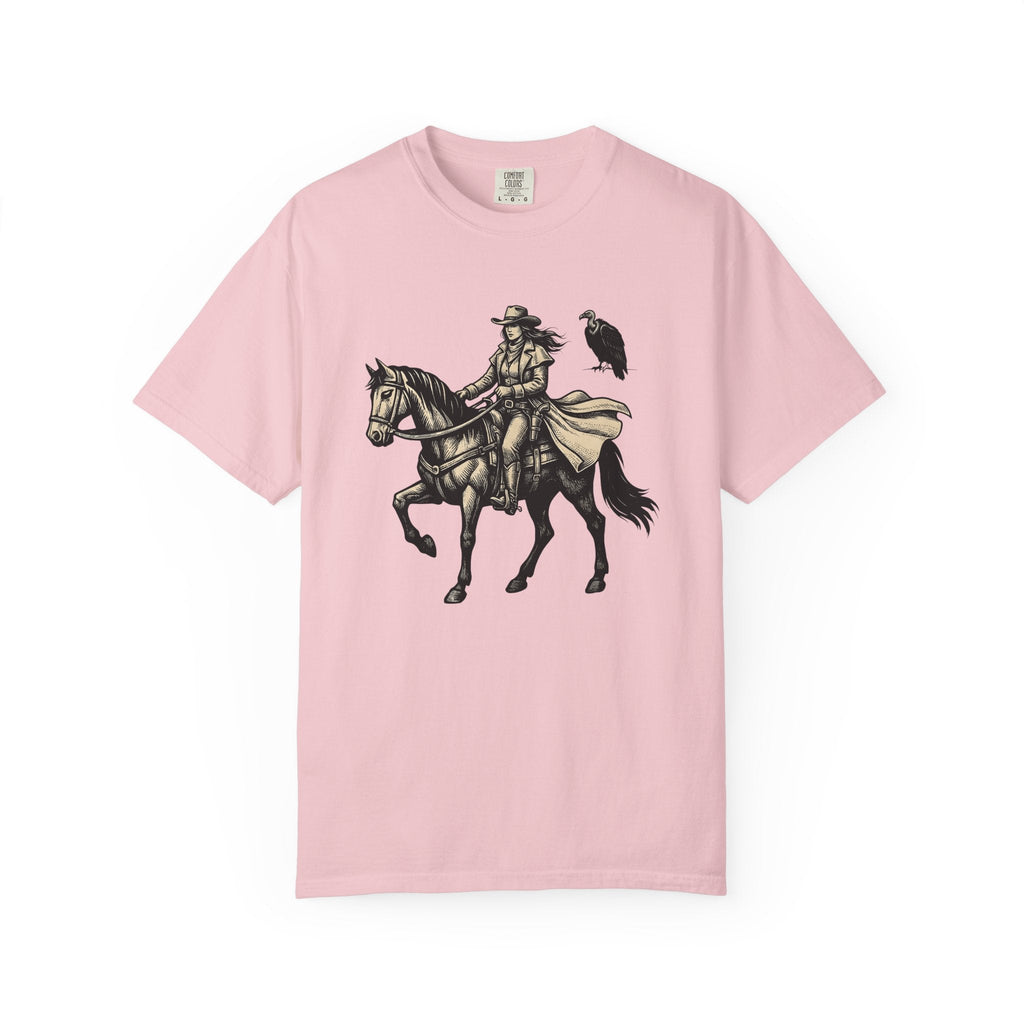 Cowgirl Horse Shirt Equestrian Gift for Women Hand Drawn product image 3