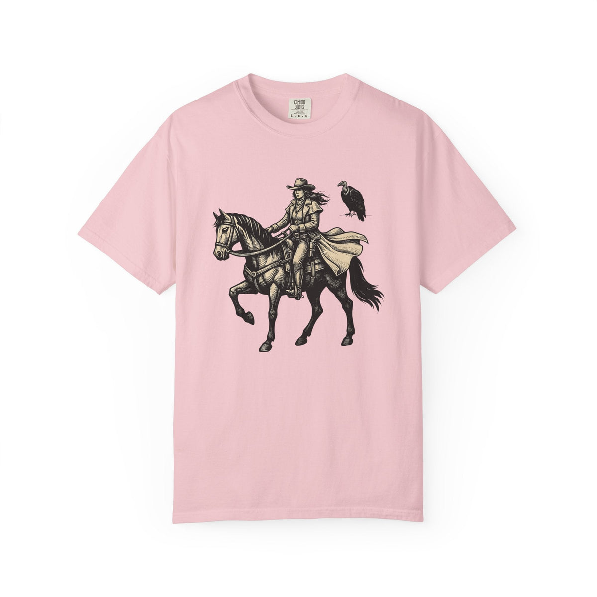 Cowgirl Horse Shirt Equestrian Gift for Women Hand Drawn product image 3