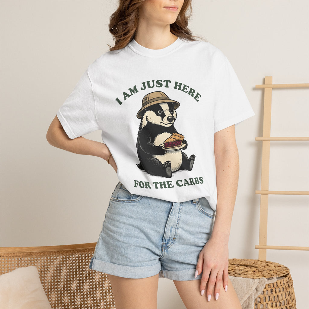 Badger Cake Shirt Desserts Critters Unisex Gift Heritage product image 6