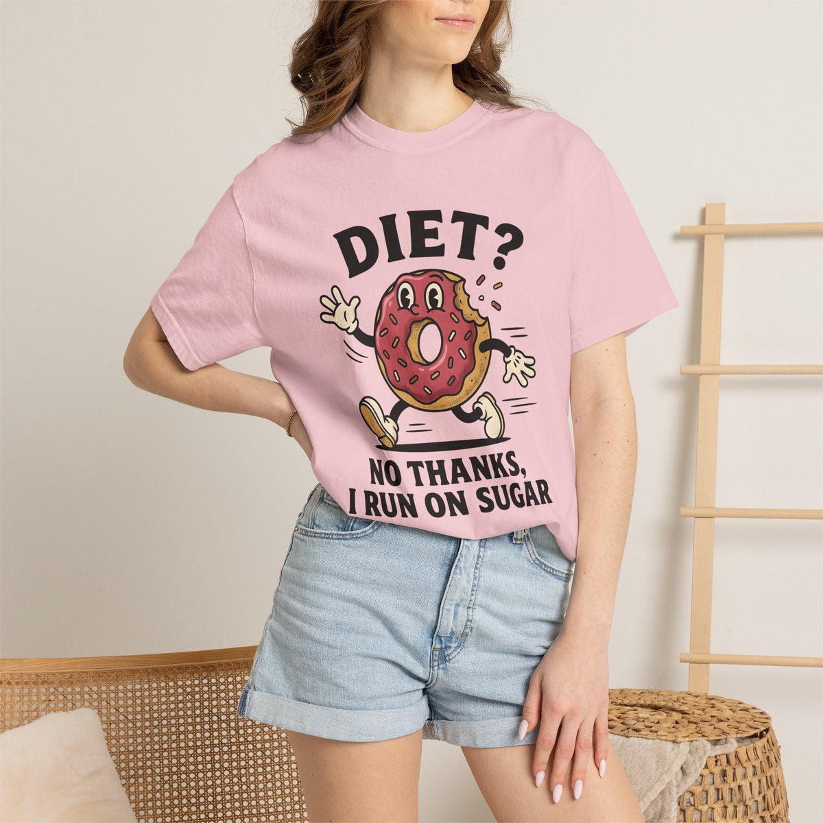Donut Character Shirt Desserts Humor Unisex Gift Cartoon product image 12