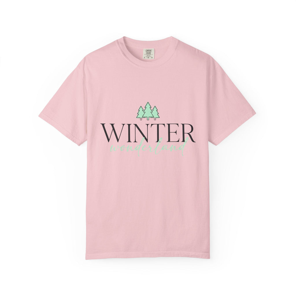 Spruce Trees Shirt Holiday Frost Unisex Gift Plain Tee product image 3