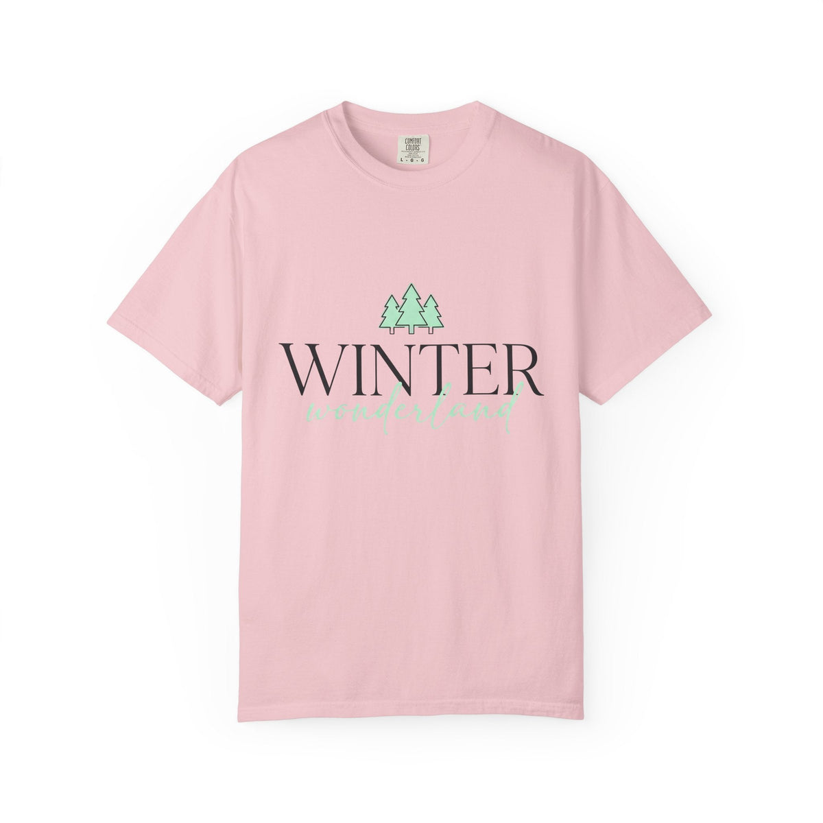 Spruce Trees Shirt Holiday Frost Unisex Gift Plain Tee product image 3