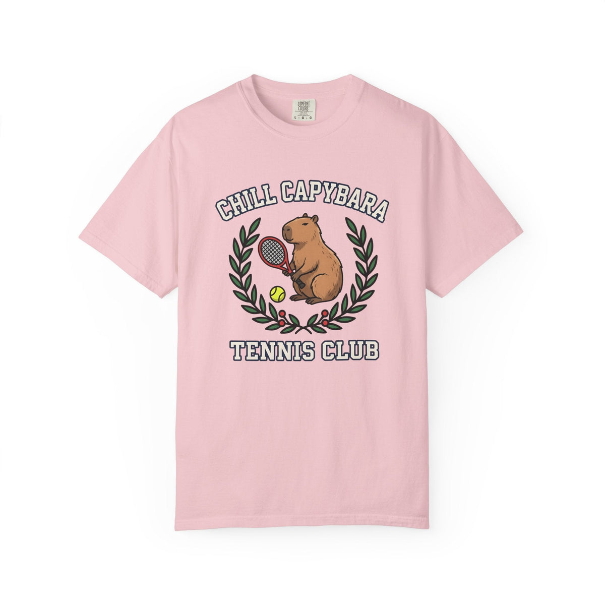 Capybara Tennis Shirt Sports Fauna Unisex Gift Illustration product image 3