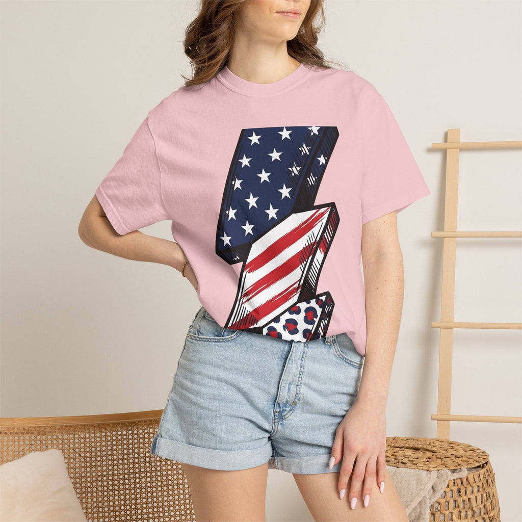 American Lightning Bolt Shirt 4th Of July Independence product image 12