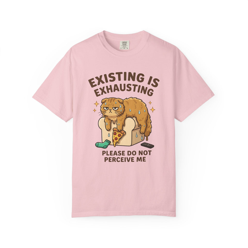 Relaxed Cat Shirt Comedy Gift Women Playful Tee Kitty product image 3