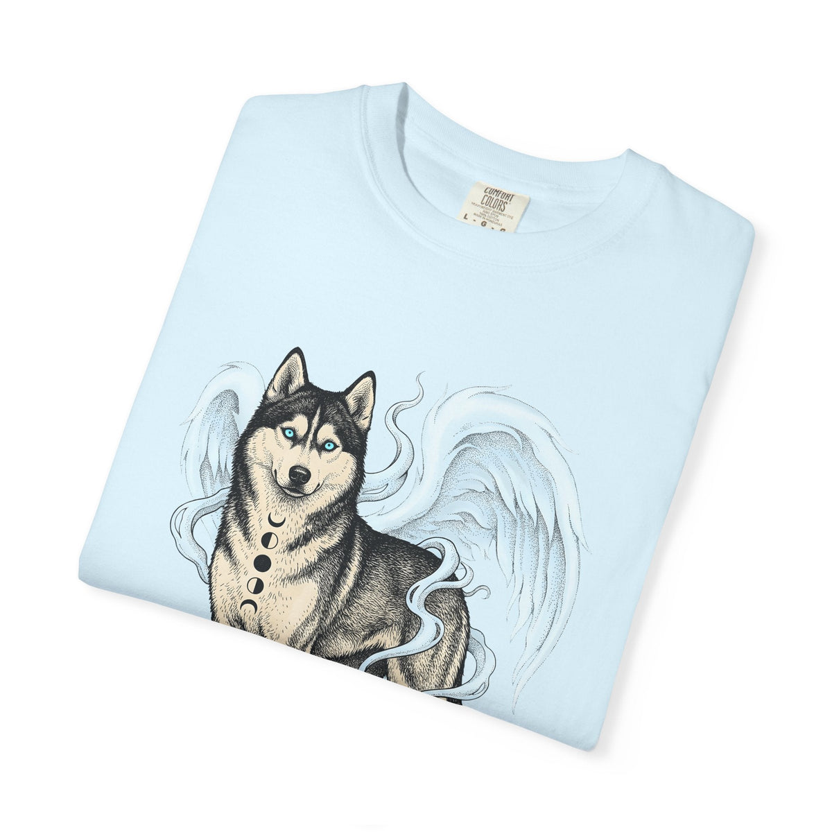 Husky Angel Shirt Dog Legend Unisex Gift Cartoon Tee product image 8