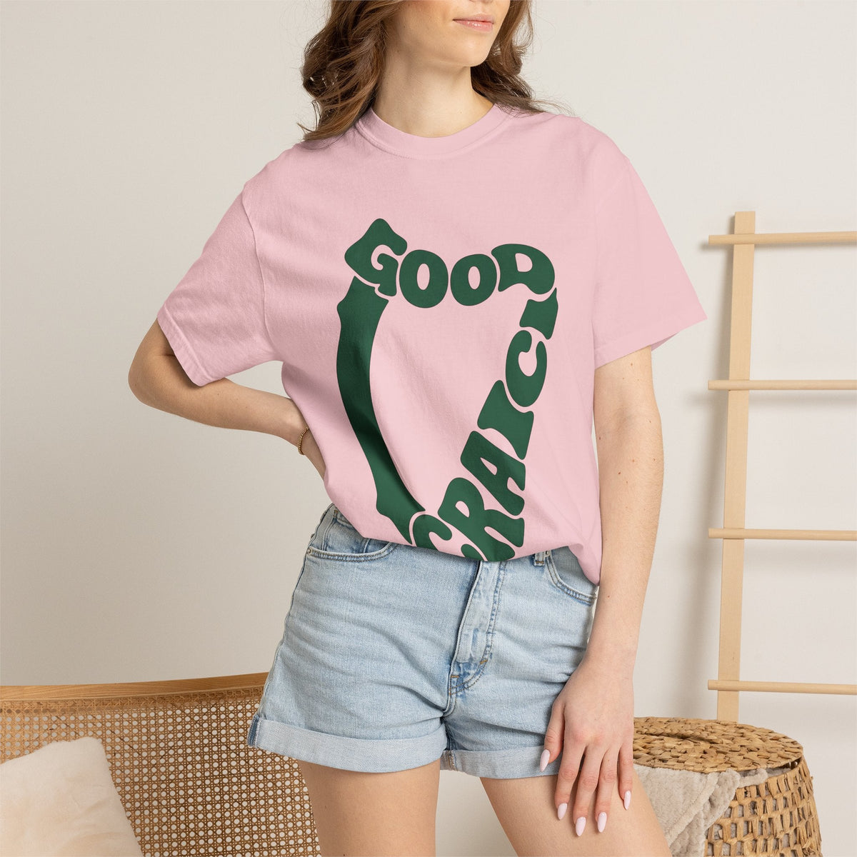 Heart Outline Shirt St Patrick's Day Gaelic Unisex Gift Old product image 12