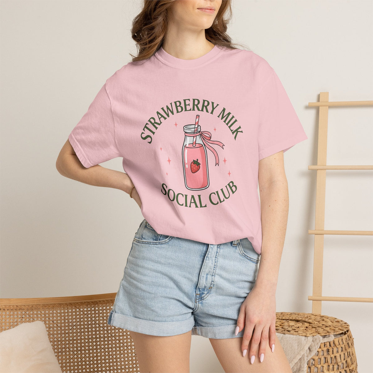 Strawberry Milk Bottle Shirt Desserts Beverage Unisex Gift product image 12
