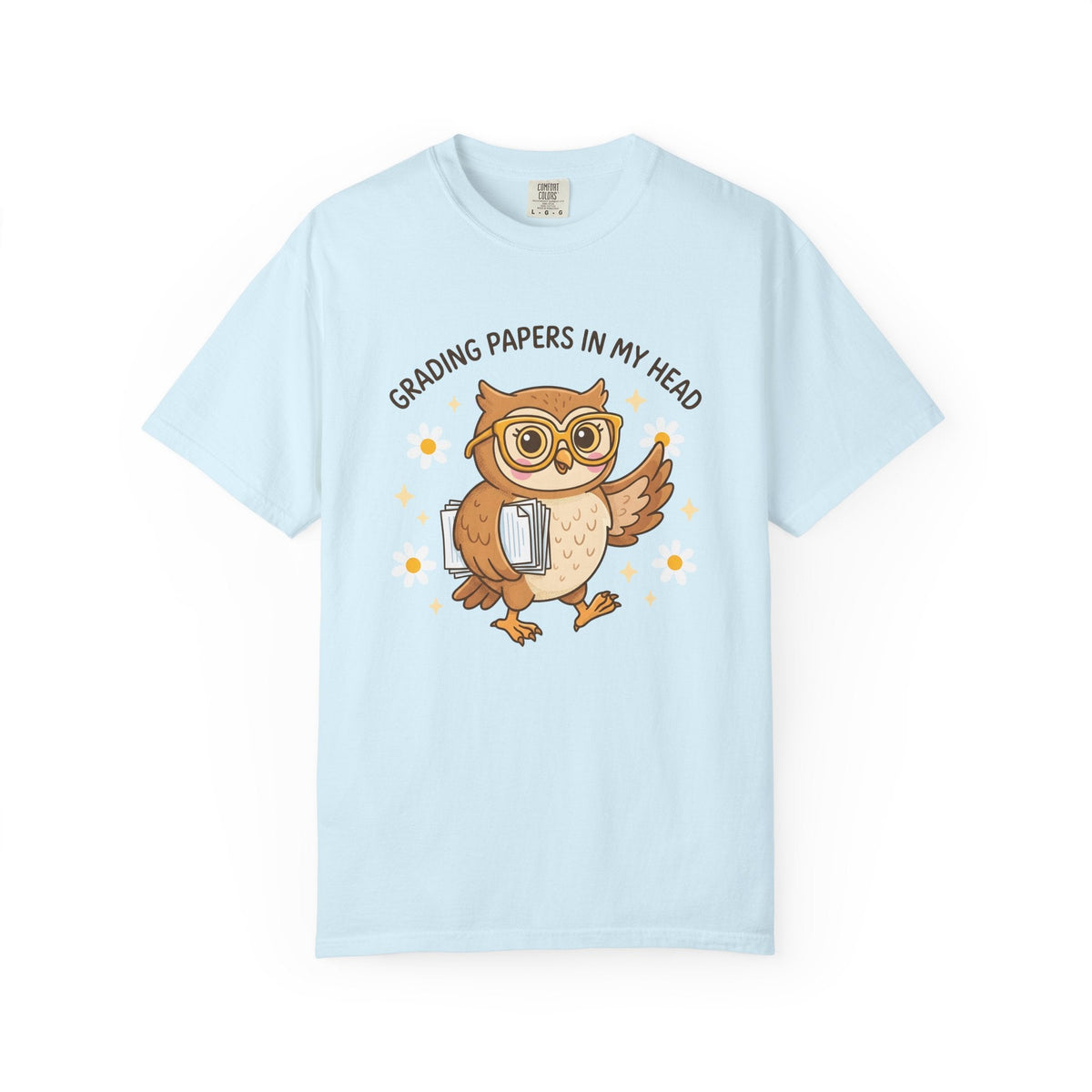 Owl Glasses Shirt Teachers Animal Unisex Gift Cute Tee product image 2