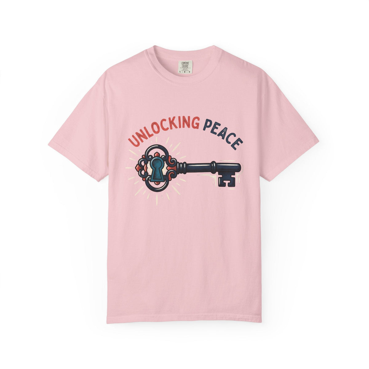 Vintage Key Shirt Boho Chic Spiritual Unisex Gift Hand product image 3