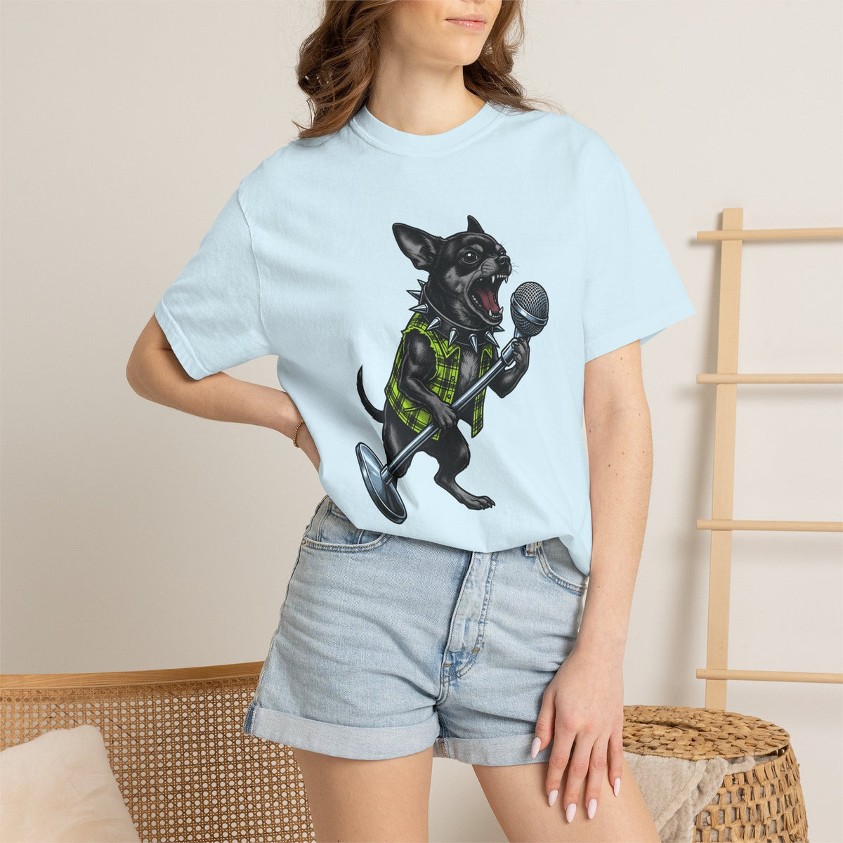 Chihuahua Performer Shirt Dog Audio Unisex Gift product image 9
