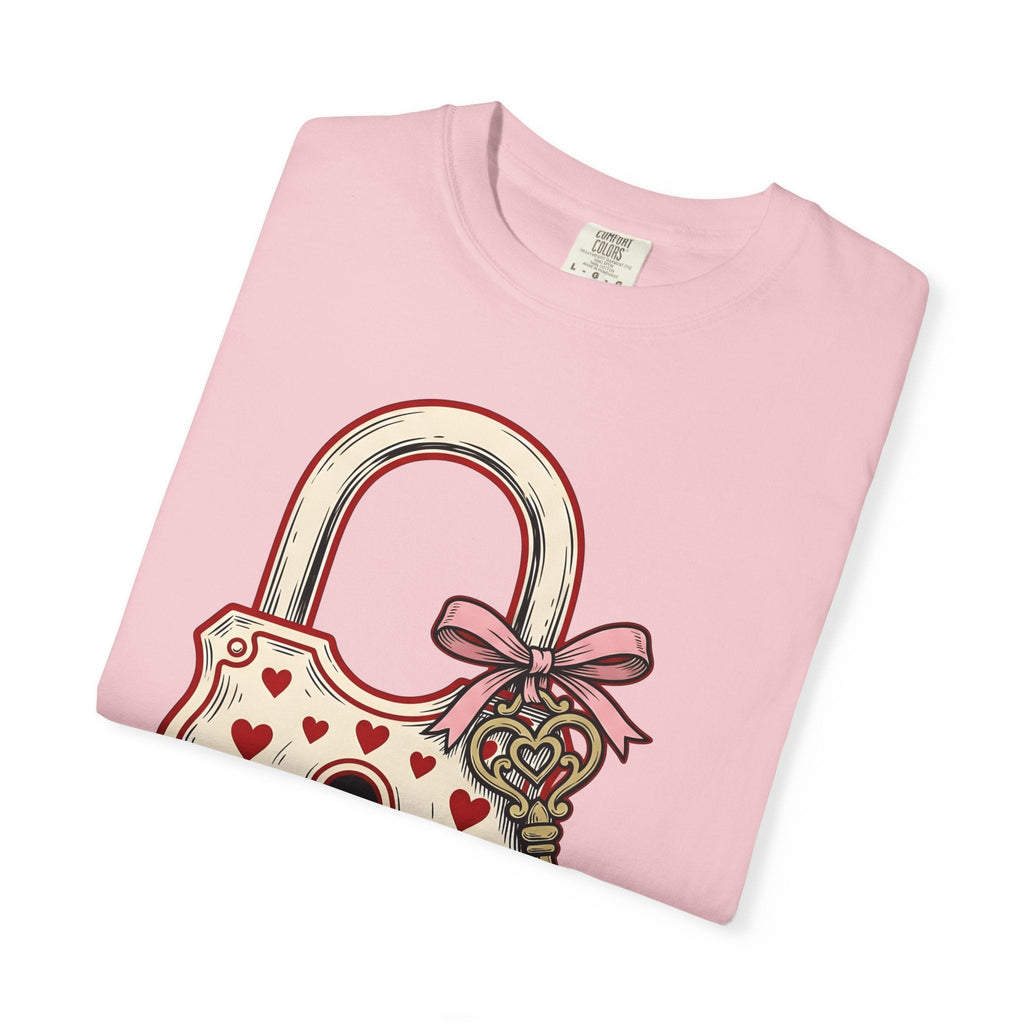 Love Lock Shirt Valentine Partner Unisex Gift Retro Tee product image 11