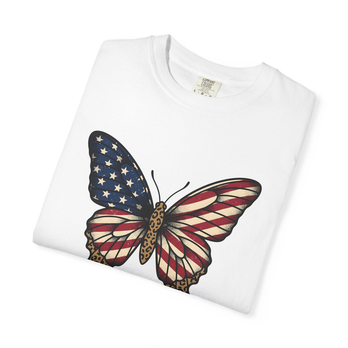Patriotic Butterfly Shirt 4th Of July Gift Women Vintage product image 5