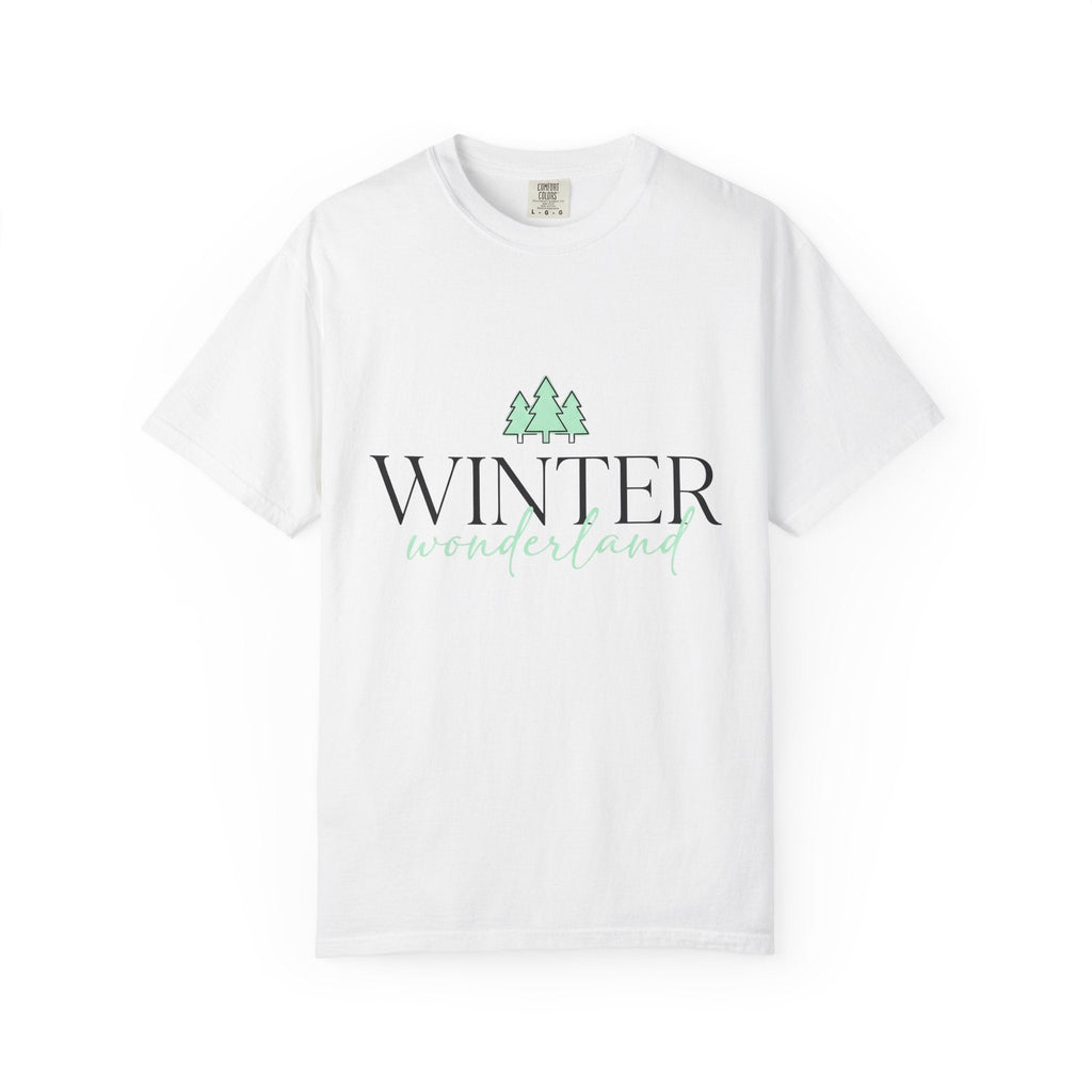 Spruce Trees Shirt Holiday Frost Unisex Gift Plain Tee product image 1