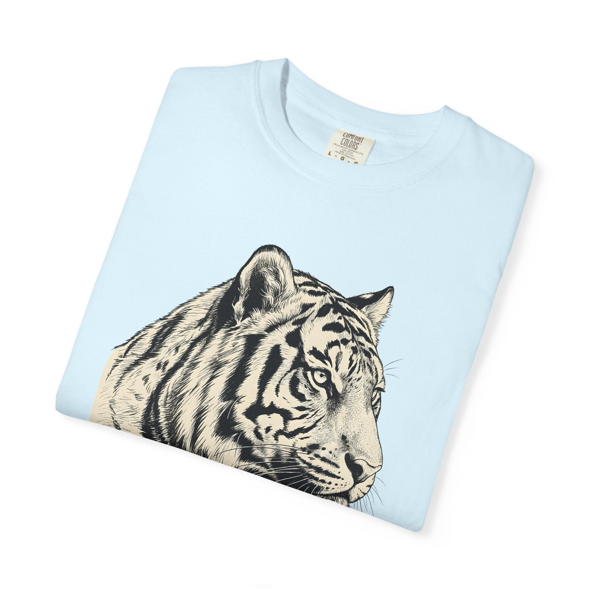 Tiger Head Shirt Animals Wildlife Gift Women Line Art Tee product image 8