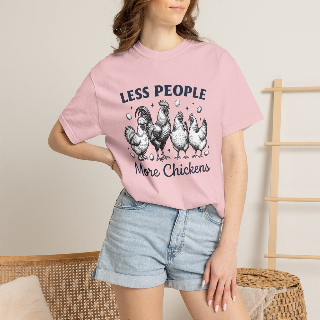 Chicken Group Shirt Farm Unisex Gift Hand Drawn Tee Flock product image 12