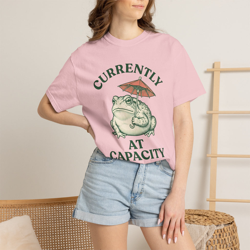 Frog Umbrella Retro T-Shirt – Funny Rainy Day Toad, Unisex product image 12