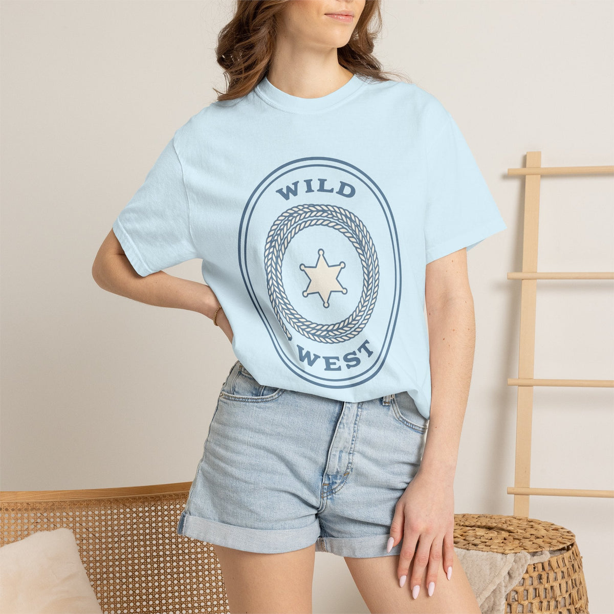 Rope Badge Shirt Cowgirl Country Gift Women Rustic Tee product image 9