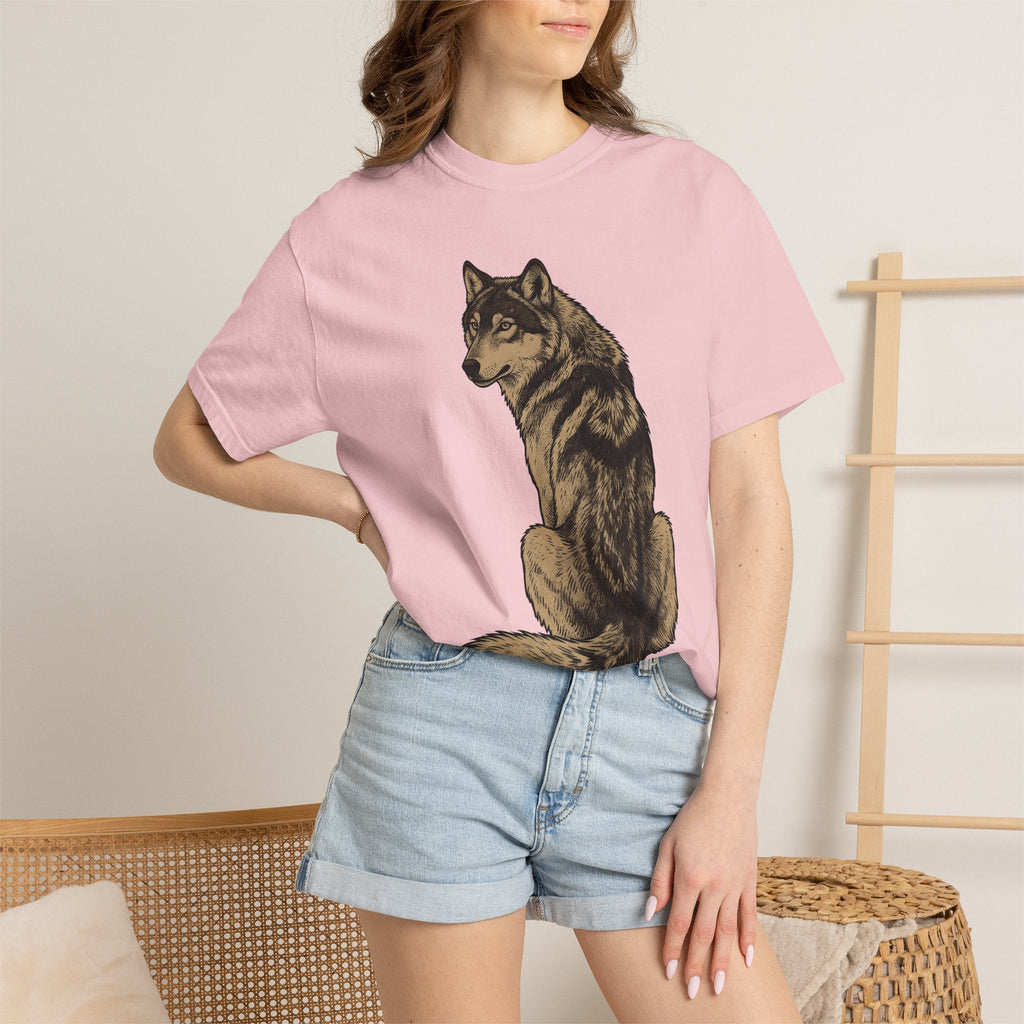 Wolf Illustration Shirt Wildlife Unisex Gift Sketch Tee product image 12