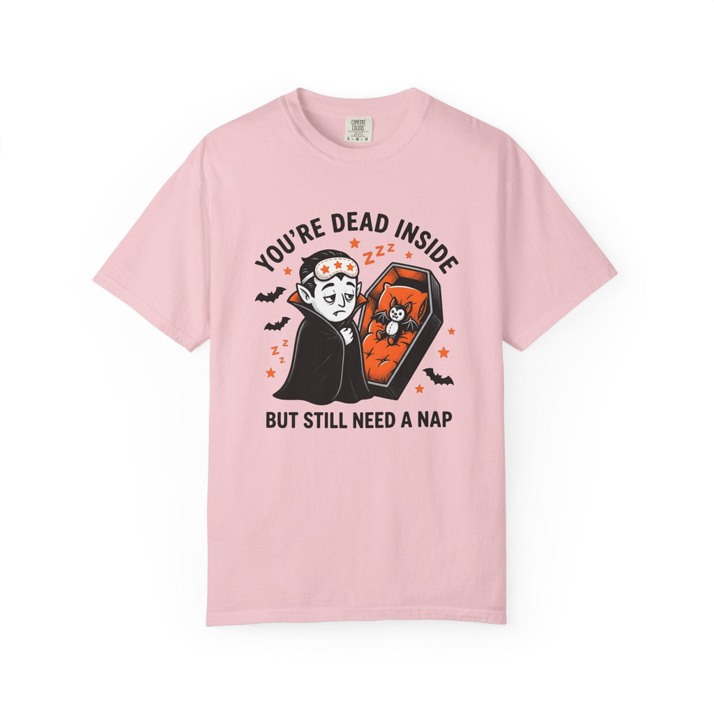 Vampire Comic Illustration T-Shirt – Spooky Halloween product image 3