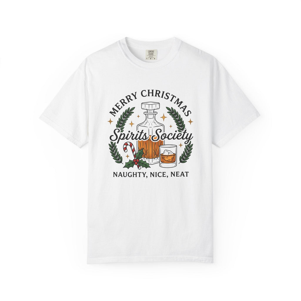 Bourbon Decanter Seasonal T-Shirt – Christmas Holiday Drink product image 1