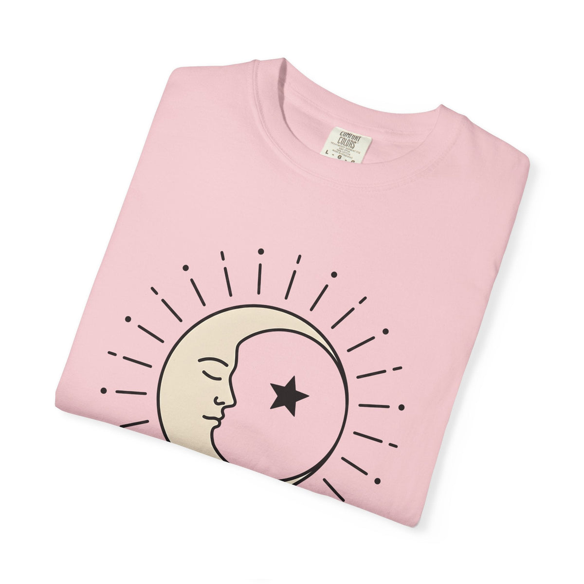 Moon Face Shirt Boho Chic Celestial Unisex Gift Line Art product image 11