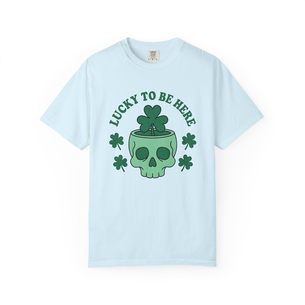 Skeleton Shamrock Punk T-Shirt – Alternative St Patrick's product image 2