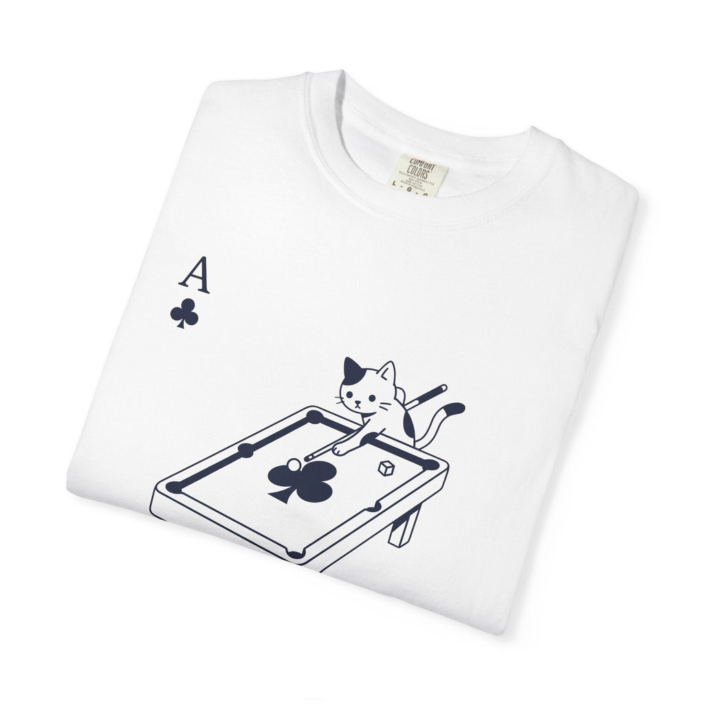Cat Pool Table Shirt Gaming Unisex Gift Kawaii Tee Billiard product image 5