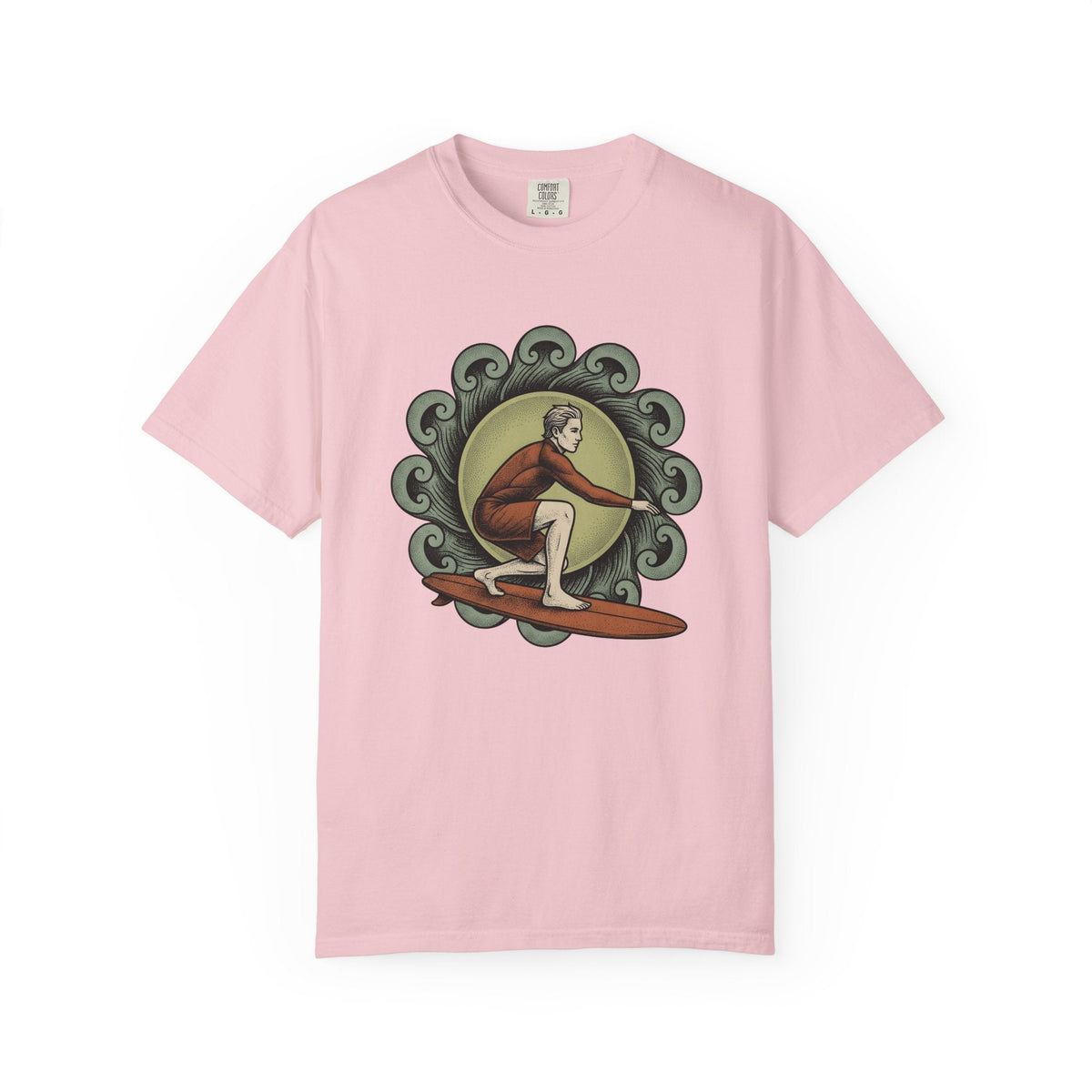 Surfer Shirt Sports Shore Gift Women Hand Drawn Tee product image 3