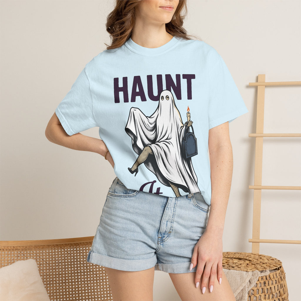 Ghost Dress Classic T-Shirt – Spooky Halloween Specter product image 9