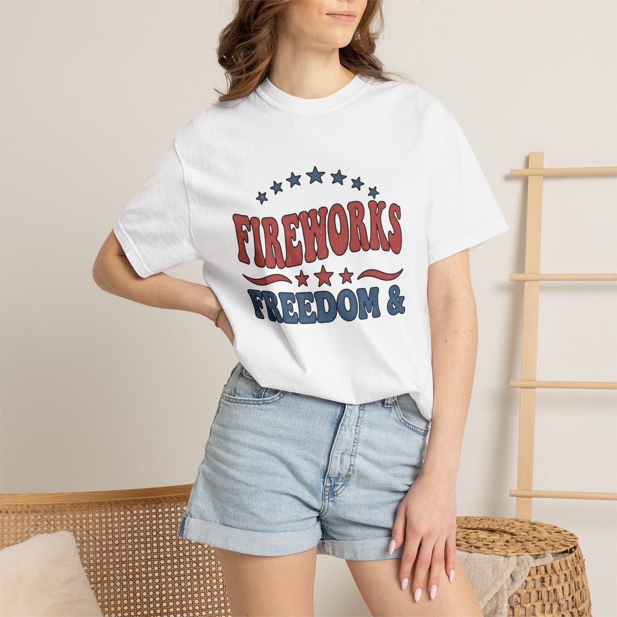 Patriotic Star Shapes Shirt America Festival Unisex Gift product image 6