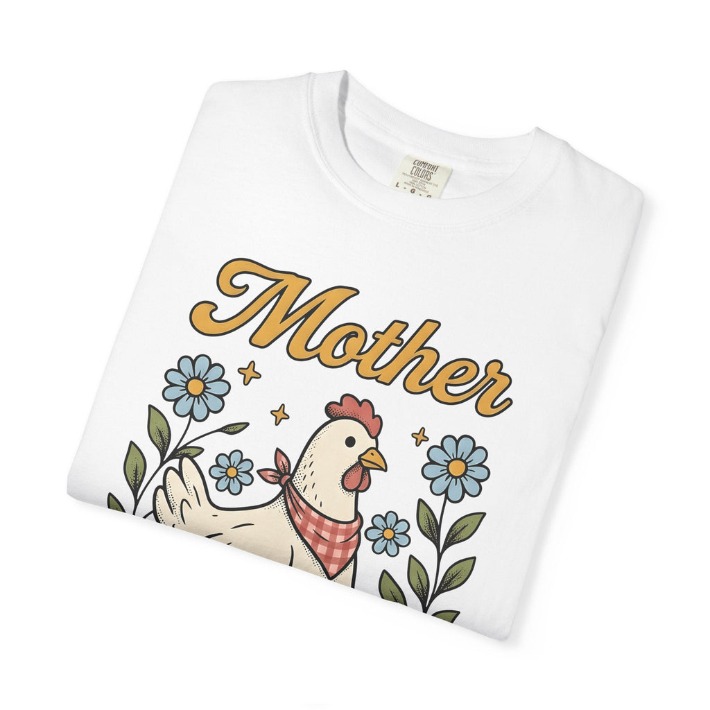 Hen Old School T-Shirt – Chicken Mom Ranch Life, Women product image 5