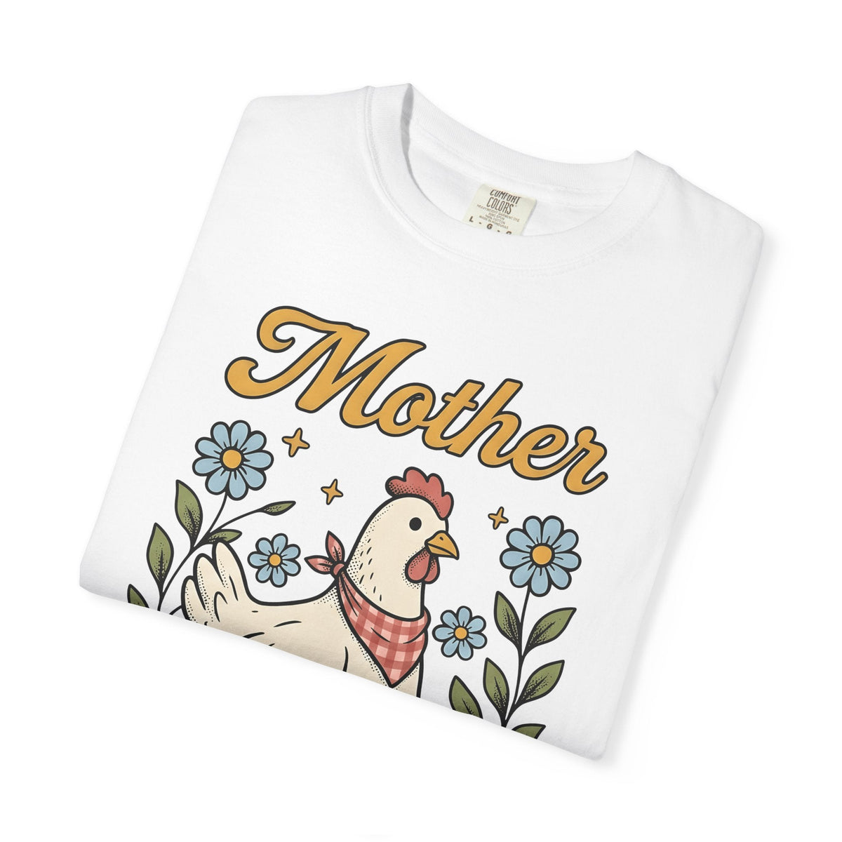Hen Old School T-Shirt – Chicken Mom Ranch Life, Women product image 5