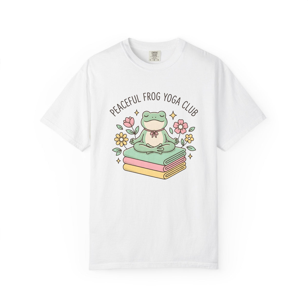Frog Pose Shirt Yoga Wildlife Unisex Gift Cartoon Tee Asana product image 1