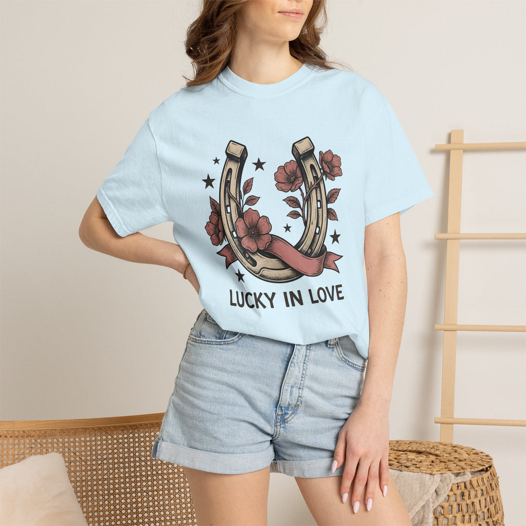Horseshoe Floral Shirt Valentines Day Romance Unisex Gift product image 9