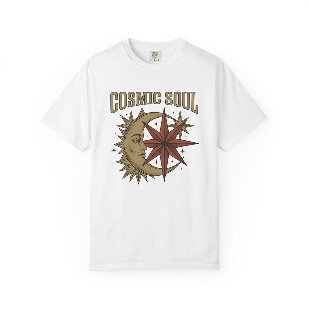 Moon Star Face Shirt Boho Chic Zodiac Unisex Gift Hand product image 1