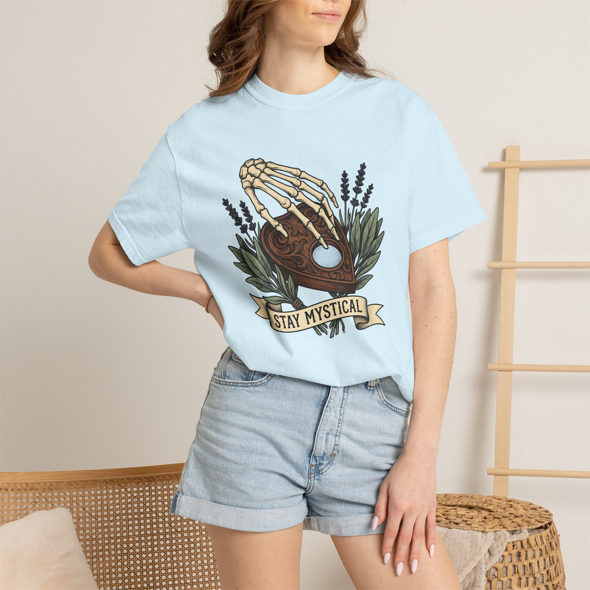 Bone Hand Ouija Board Shirt Halloween Occult Unisex Gift product image 10