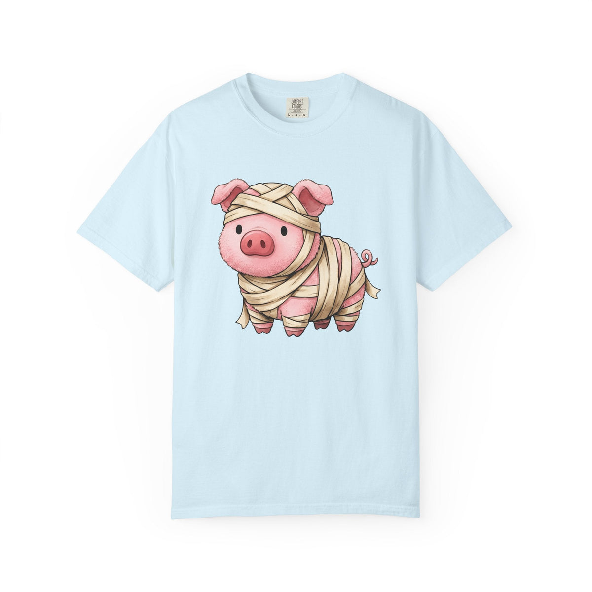 Pig Mummy Shirt Animals Holiday Unisex Gift Kawaii Tee product image 2