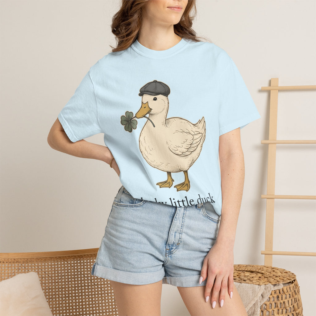 Duck Clover Shirt Holiday Animal Unisex Gift Cute Tee product image 9