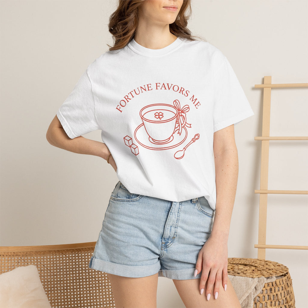 Tea Mug Shirt St Patrick's Day Fortune Unisex Gift Sketch Tee Mug T-Shirt Lucky