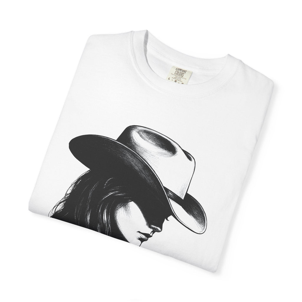 Cowgirl Portrait Shirt Agriculture Gift for Women Cartoon product image 5