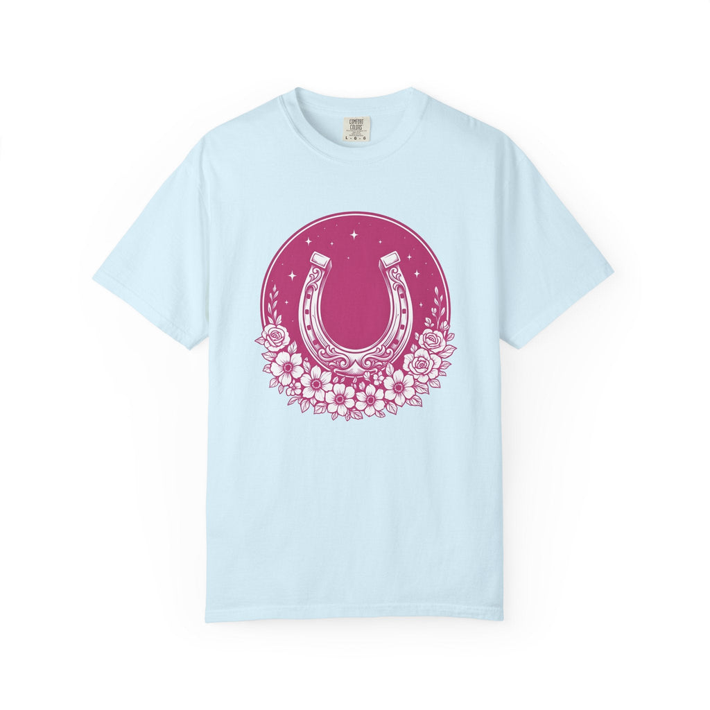 Floral Horseshoe Shirt Cowgirl Rodeo Gift for Women Hippie product image 2