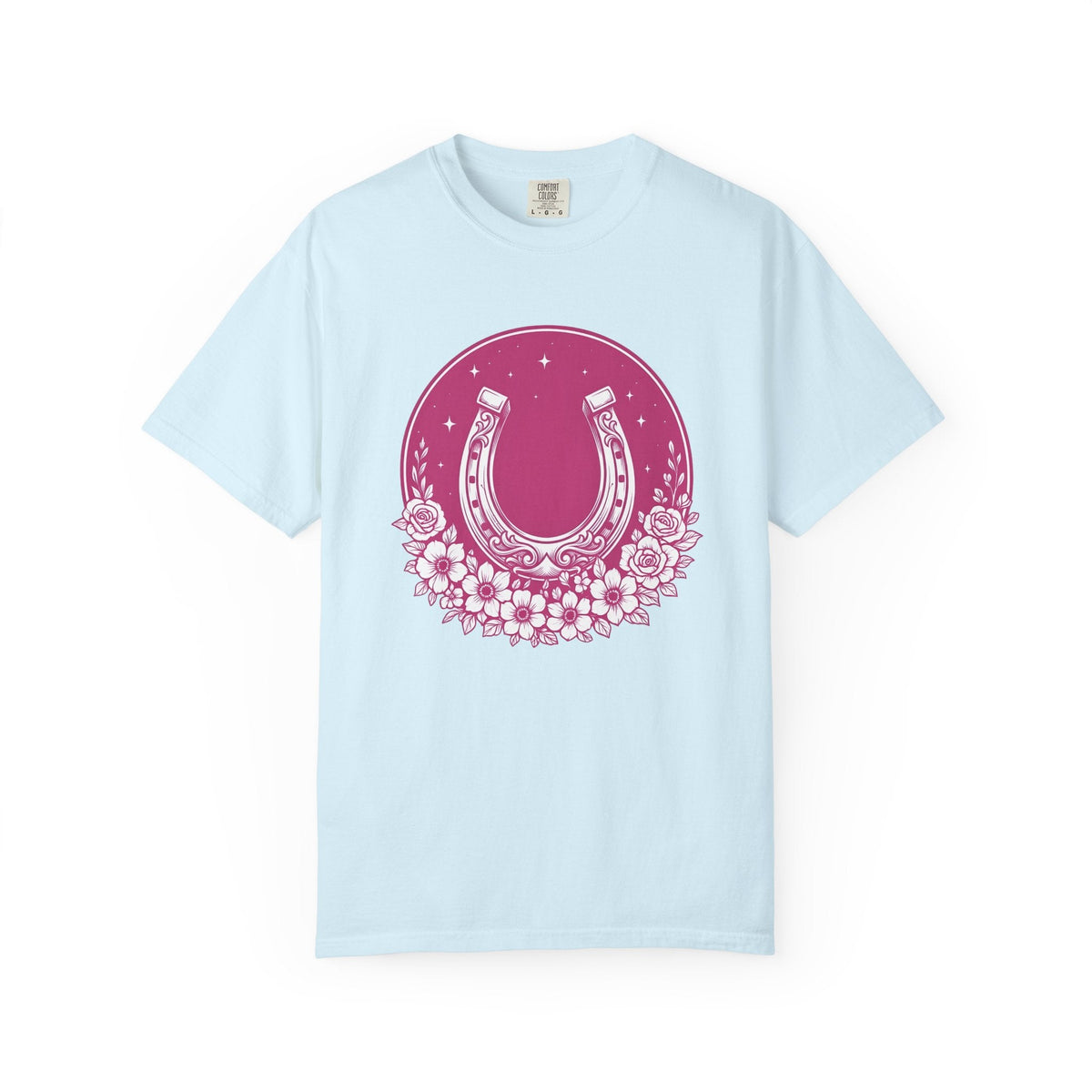 Floral Horseshoe Shirt Cowgirl Rodeo Gift for Women Hippie product image 2