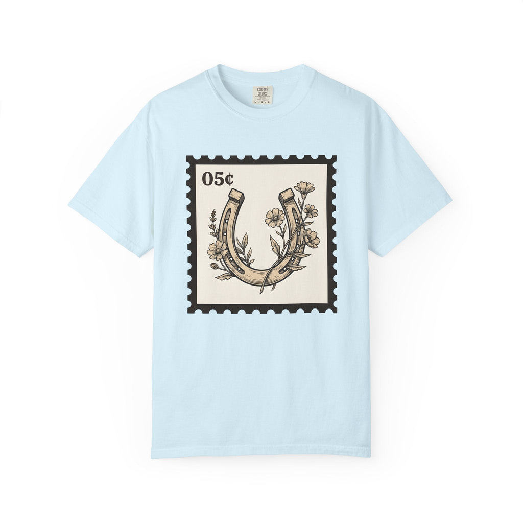 Horseshoe Floral Shirt Cowgirl Western Gift Women Boho Tee product image 2