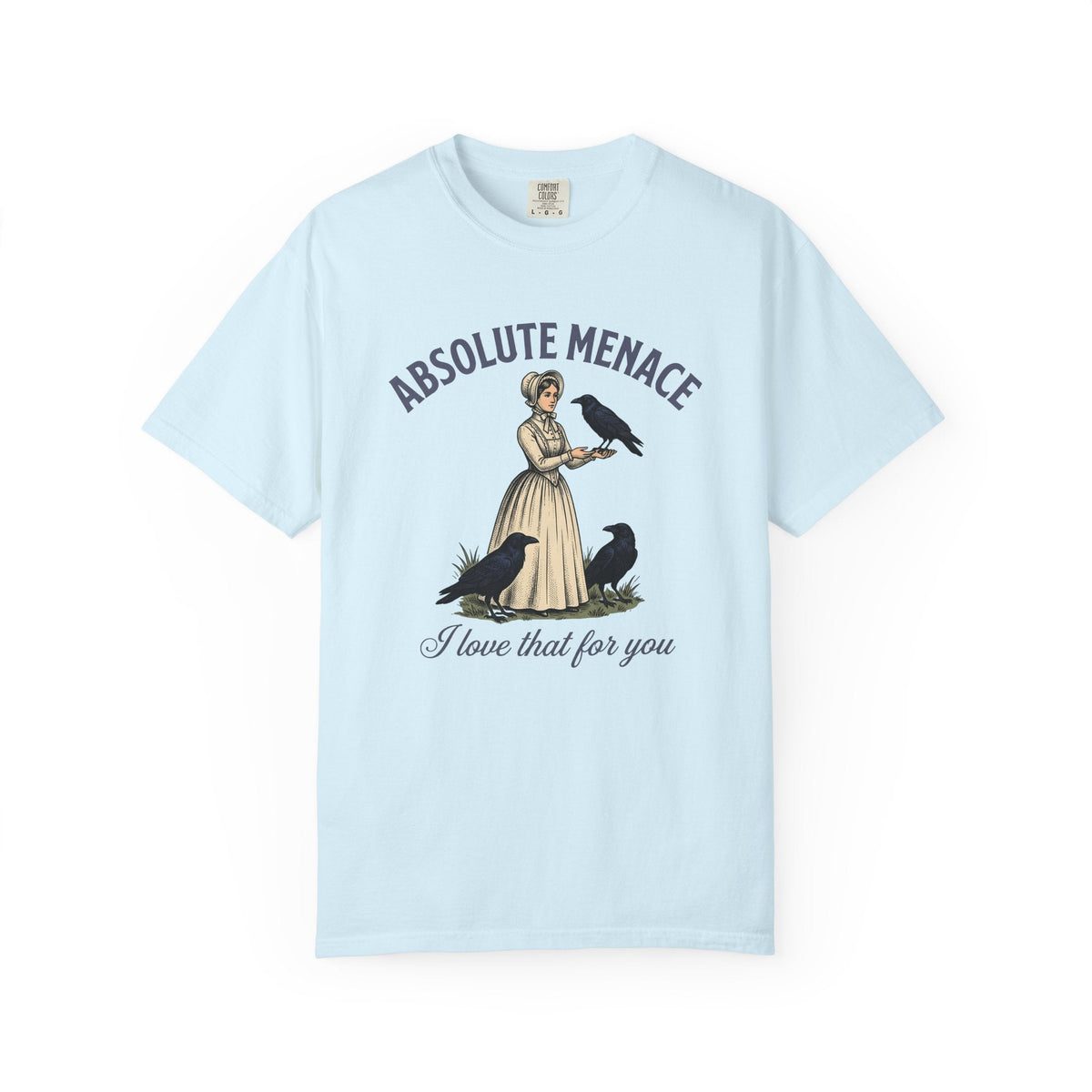 Lady Raven Shirt Funny Eerie Gift for Women Classic Tee product image 2