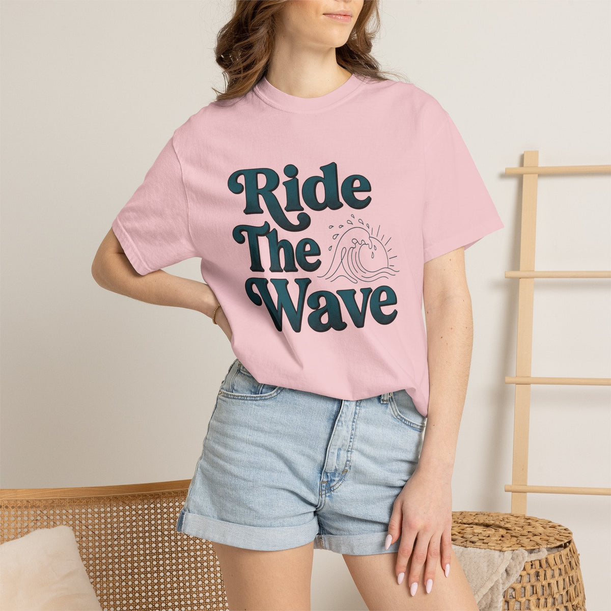 Ocean Print Shirt Surfing Coastal Gift Women Modern Tee Sea product image 12