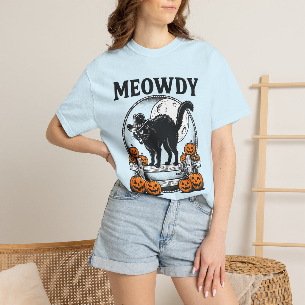 Western Cat Shirt Cowgirl Spooky Gift for Women Rustic Tee product image 9