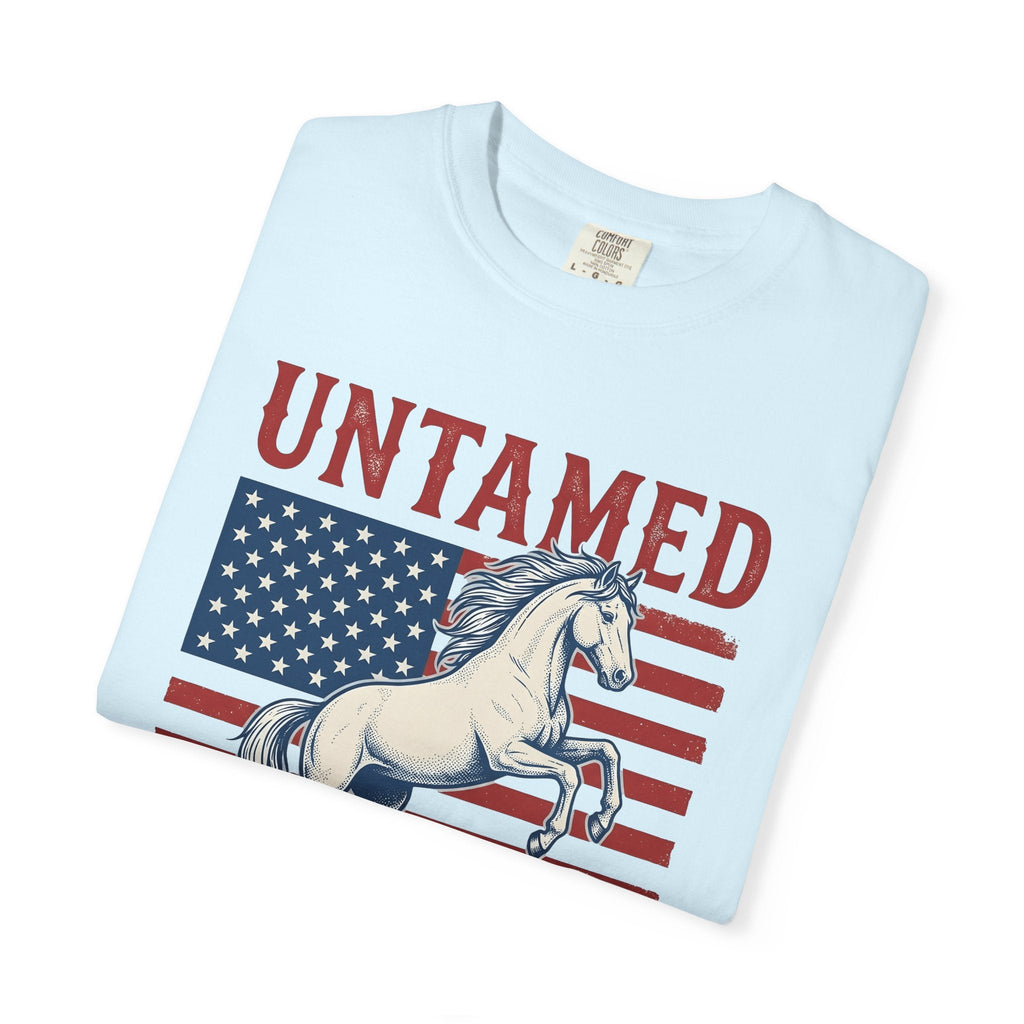 Patriotic Horse Shirt America Western Unisex Gift Vintage product image 8
