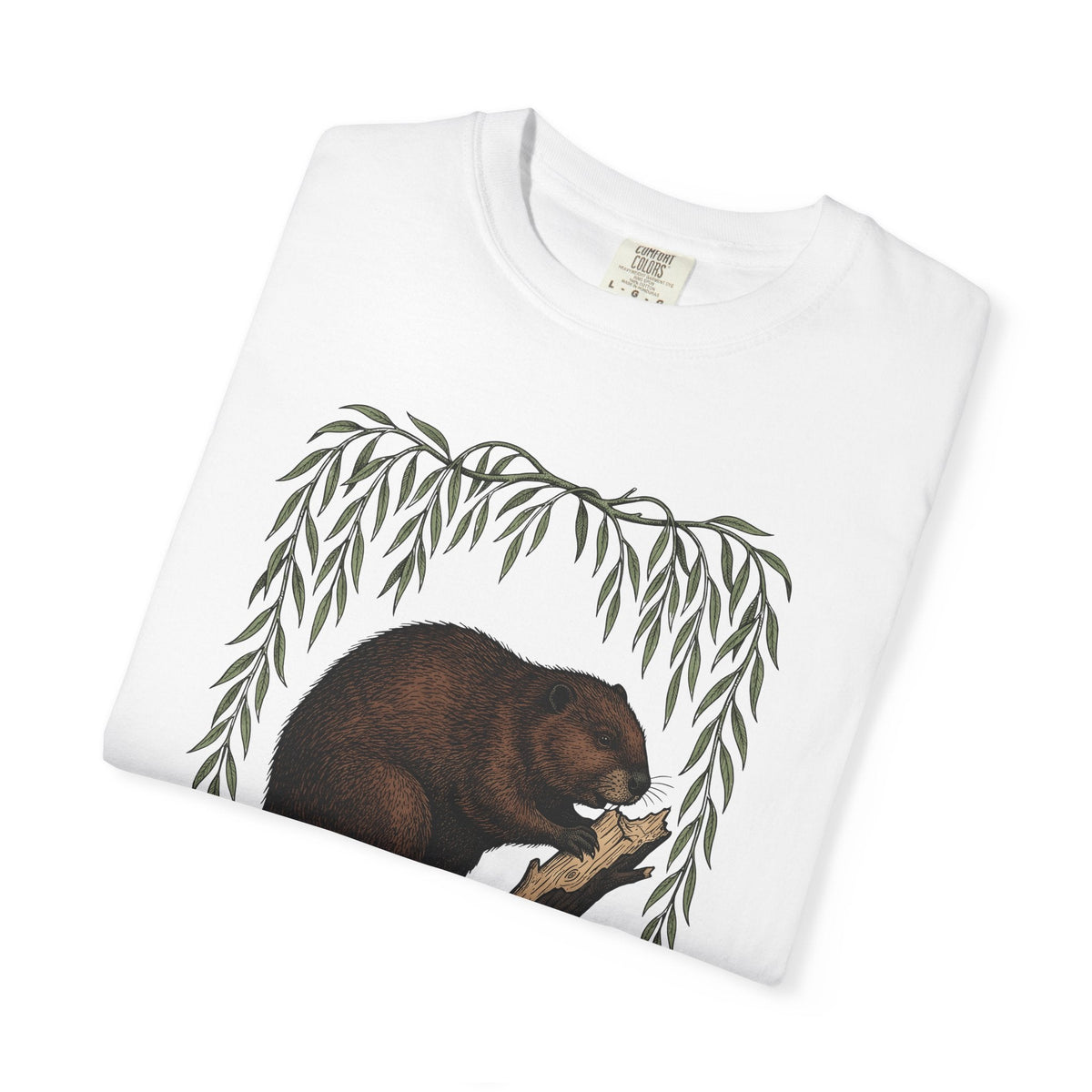 Beaver Artwork Shirt Animals Environment Unisex Gift Old product image 5