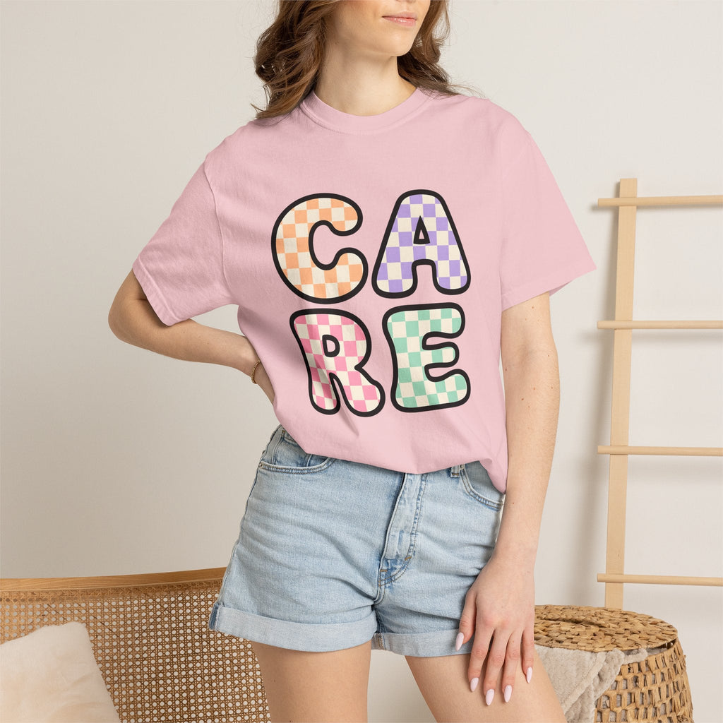 Checkered Lettering Shirt Nurses Education Unisex Gift Fun product image 12